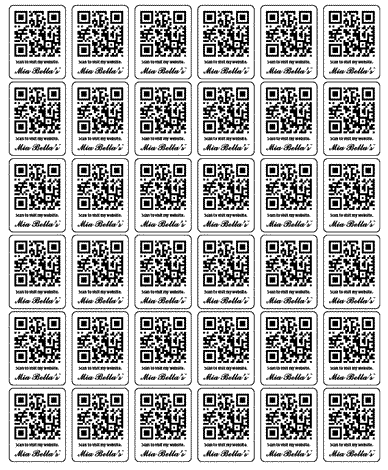 Cắt bế tem nhãn mã vạch Qr code kích thước nhỏ chỉ 3x3mm